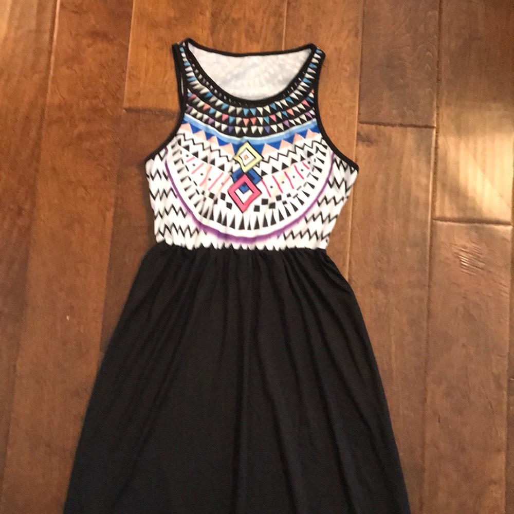 Aztec maxi dress